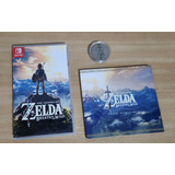 Zelda Breath Of The Wild + Moeda Colecionador Lacrada + Cd