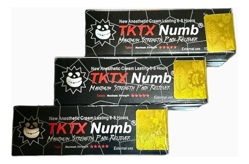 Crema Tktx Adormecedora 89% Efecto De 6 A 8 Horas