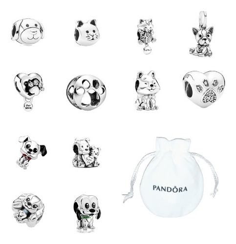 Pandora Charm Garritas Originales, Incluye Bolsa Cubrepolvo!