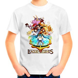 Camiseta Infantil Camisa League Of Legends Jogo Game Lol