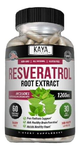 Resveratrol X 60cap Kaya - Unidad a $135000