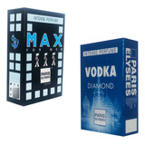 Perfume Vodka Diamond + Perfume Max Masculino Paris Elysses