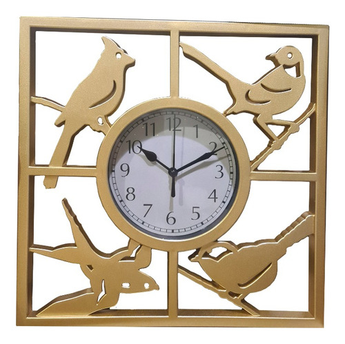 X3 Reloj Mural De Pared Cuadrado 30cm Decorativo Silencioso