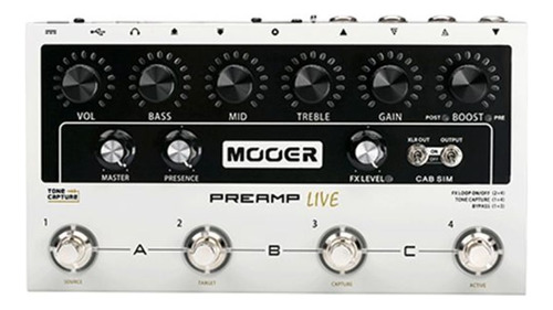 Pedaleira Mooer M999 P/ Guit Preamplive