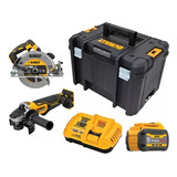 Kit Sierra Circular Esmeril Angular Inalambrico Dewalt