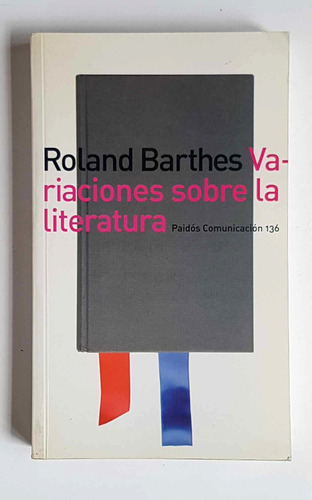 Variaciones Sobre La Literatura, Roland Barthes
