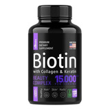 Suplemento De Biotina 120 Capsulas 