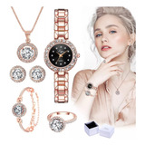 Reloj Moda Casual Pulsera Regalo Kit Pareja