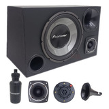 Caixa Som Trio 12 Dutada Subwoofer Pioneer 350w Rms Completa