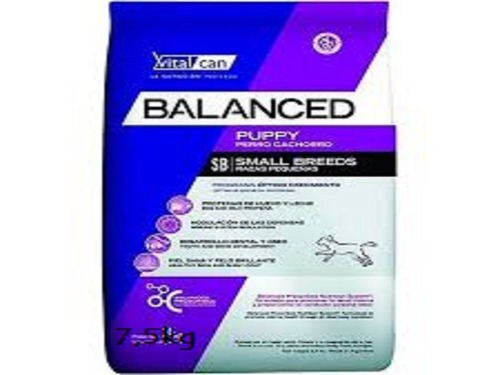 Vital Can Balanced Puppy Small X 7,5kg Envio Todo Capital!!