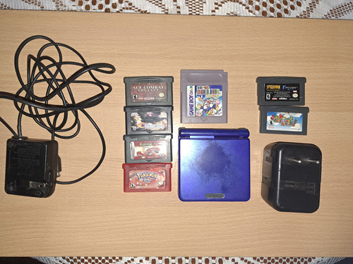 Nintendo Game Boy Advance Sp + 7 Juegos 