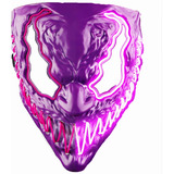 Máscara De Venom De Luz Led Con 3 Modos Para Halloween