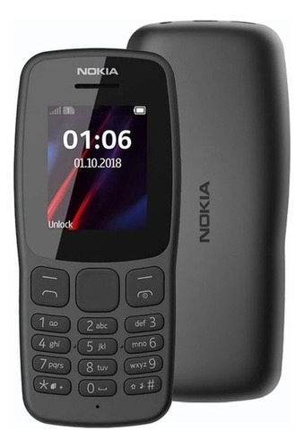 Nokia 106 (2018) 4 Mb  Gris Oscuro 4 Mb Ram Usado 