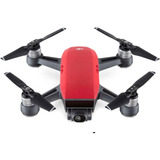 Mini Drone Dji Spark Com Câmera Fullhd Vermelho 3 Baterias