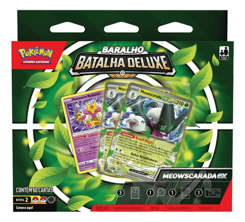 Deck Deluxe Meowscarada Ex - Pokémon Tcg - Baralho Batalha