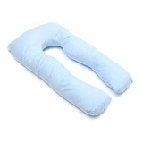 Almohada Embarazo U-shape Para Mamás, Azul.