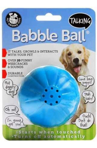 Pet Qwerks Talking Babble Ball Juguete Interactivo