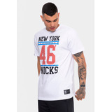 Camiseta Nba Color Year New York Knicks Off White