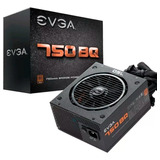 Fuente De Poder Gamer 750w Evga 80 Plus Bronze Semimodular Color Black