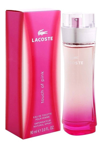 Lacoste Touch Of Pink Dama 90 Ml Edt Spray - Original