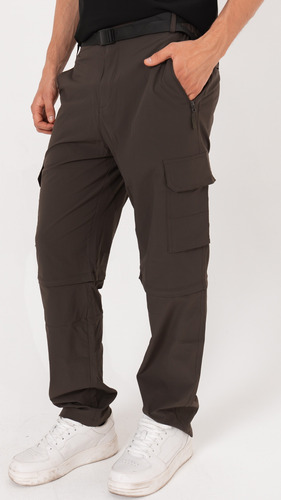 Pantalón Cargo Desmontable Hombre Secado Rapido Elt Trekking