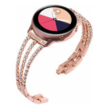 Pulsera De Reloj En Oro Rosa Para Samsung Galaxy Watch Activ