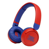 Fone De Ouvido Infantil Jbl Jr 300 Bt Azul E Vermelho