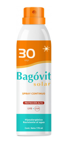 Bagovit Solar Spray Continuo Fps30+ 170 Ml