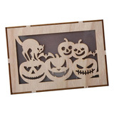 Decorações De Halloween Item De Gato+cabeça De Abóbora