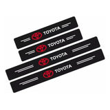 Toyota Protectores Posapies /pisa Puerta Fibra Carbon Kit X4