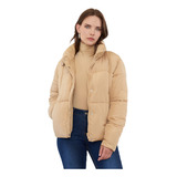 Parka Mujer Básica Beige Corona