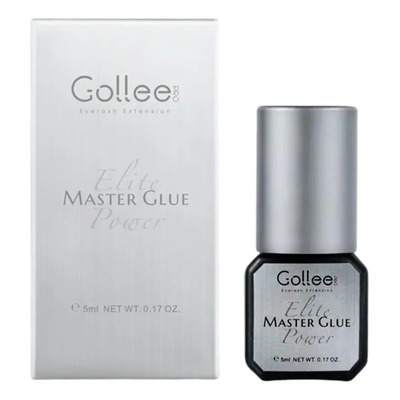 Adhesivo Gollee Master Glue Negro Secado Rápido Extensiones Pestañas 5ml | Meses sin interés