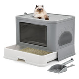 Yitahome - Caja De Arena Para Gatos Cerrada Grande Con Tapa,