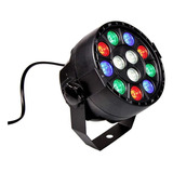 Luz Proton Par 12 Led Rgb Control Remoto Enchufe 220 Soporte