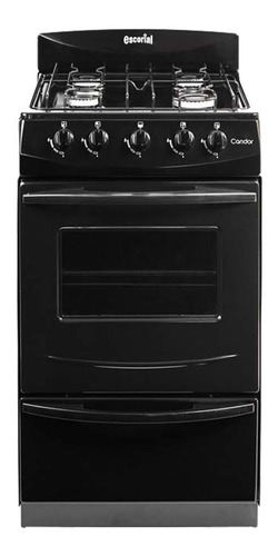 Cocina Escorial Candor Serie 2 Gas Natural Black 51 Cm