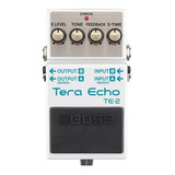 Pedal Compacto Tera Echo Boss® Te-2 Color Blanco