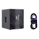 Subwoofer Activo Qmc 680, 18 PuLG,  Mp3 Y Bt + Cable Xlr 