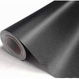 Envelopamento Fibra Carbono 4d Preto 5m X 70cm - Imprimax