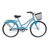 Bicicleta Kelinbike Playera Full Dama 26 Canasto Petroleo