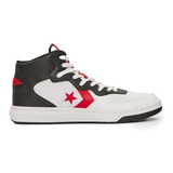 Converse Hi Rival White Black Leather Shoesfactory4
