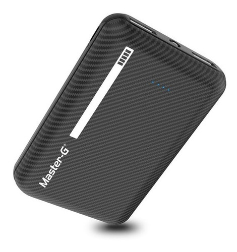 Batería Externa Power Bank 10000 Mah Master-g Negro