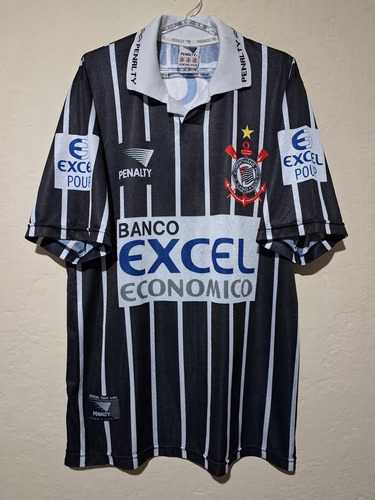 1998-2 (gg) Camisa Corinthians Listrada Excel 7 Marcelinho