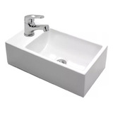 Combo Bacha De Baño Porcelana A146 + Grifería Hydros 405411