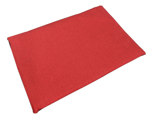 Colchoneta Para Mascota Asiento Auto Hogar Canino Perro Color Rojo