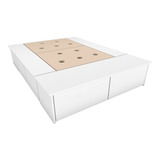 Base Box Cama 6 Cajones 2 1/2 Plazas Colchon 1,60x1,90 Mts