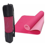 Mat De Yoga Tpe Ecologico Estampado Fitness 6mm Con Bolso