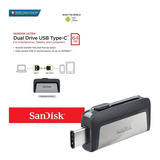 Pack X10 Pendrive 64 Gb Dual Celular Tipo C Y Usb Sandisk