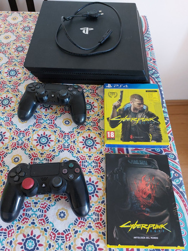 Ps4 Pro + 2 Controles + Cyberpunk 2077