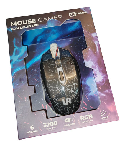 Mouse Gamer 6 Botones Usb Con Luz Led