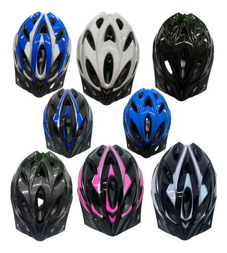 Casco De Bicicleta Mtb Inmould Regulable Con Visera